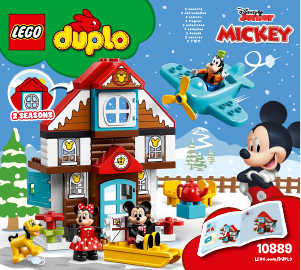 Mode d’emploi Lego set 10889 Duplo La maison de vacances de Mickey