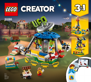 Manual Lego set 31095 Creator Fairground carousel