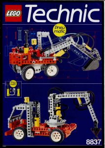 Bedienungsanleitung Lego set 8837 Technic Pneumatischer Bagger