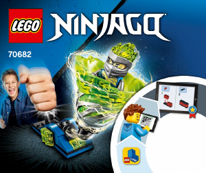 Kullanım kılavuzu Lego set 70682 Ninjago Spinjitzu Çarpışması - Jay