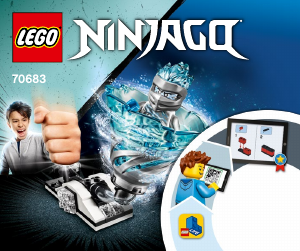 Kullanım kılavuzu Lego set 70683 Ninjago Spinjitzu Çarpışması - Zane