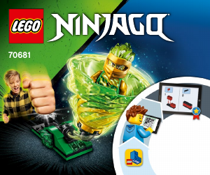 Kullanım kılavuzu Lego set 70681 Ninjago Spinjitzu Çarpışması - Lloyd