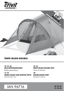 Manual Crivit IAN 96716 Tent