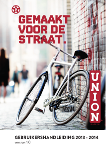 Handleiding Union Load Fiets