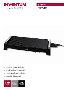 Manual Inventum GP510 Table Grill
