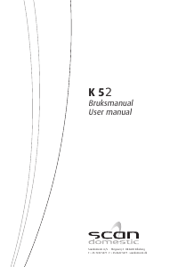 Manual Scandomestic K 52 Hob
