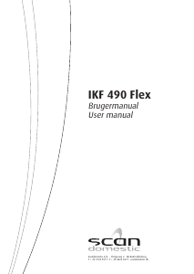 Manual Scandomestic IKF 490 Flex Hob