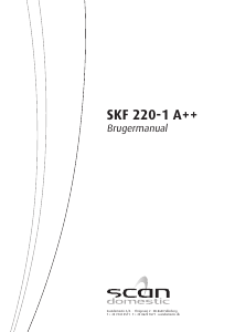 Brugsanvisning Scandomestic SKF 220-1 Køle-fryseskab