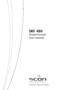 Handleiding Scandomestic SKF 480 Koel-vries combinatie