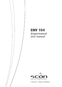 Handleiding Scandomestic EMV 104 Afzuigkap