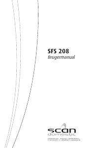 Brugsanvisning Scandomestic SFS 208 Fryser