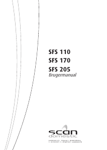 Brugsanvisning Scandomestic SFS 110 Fryser