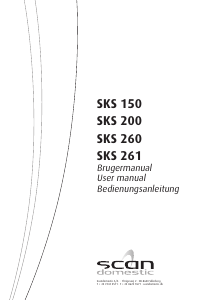 Handleiding Scandomestic SKS 261 Koelkast