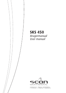 Brugsanvisning Scandomestic SKS 450 Køleskab