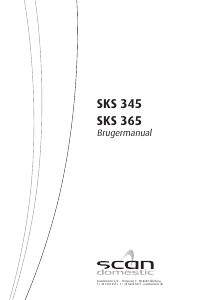 Brugsanvisning Scandomestic SKS 365 Køleskab