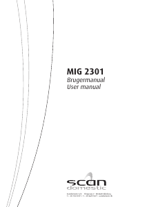 Brugsanvisning Scandomestic MIG 2301 Mikroovn