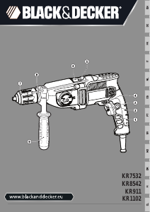 Käyttöohje Black and Decker KR911K Iskuporakone