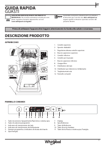 Manuale Whirlpool WSIC 3M17 C Lavastoviglie