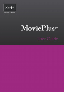 Manual Serif MoviePlus X5