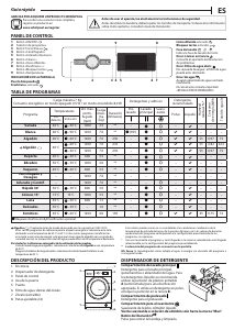 Manual de uso Whirlpool FWG71284WB SPT Lavadora