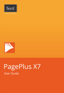 Handleiding Serif PagePlus X7