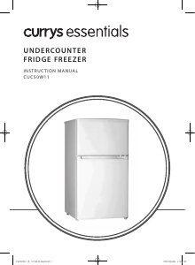 Manual Currys Essentials CUC50W11 Fridge-Freezer