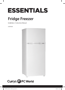 Manual Currys Essentials C50TW18 Fridge-Freezer