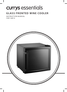 Manual Currys Essentials CWC16B10 Wine Cabinet