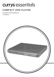 Manual Currys Essentials C1DVD10 DVD Player