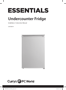 Manual Currys Essentials CUR55W19 Refrigerator