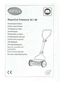 Manual Brill RazorCut Premium 33 Lawn Mower