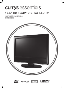 Manual Currys Essentials C15DIGB10 LCD Television