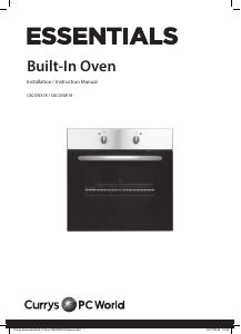 Manual Currys Essentials CBCONX18 Oven