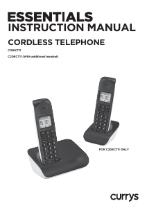 Handleiding Currys Essentials C2DECT11 Draadloze telefoon