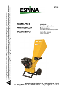 Manual Espina XTP125 Garden Shredder