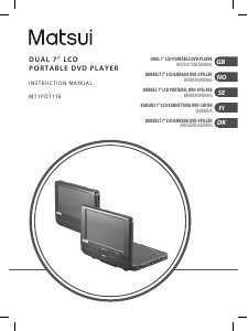 Manual Matsui M71PDT11E DVD Player