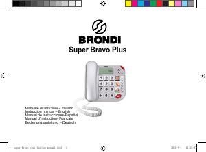 Manuale Brondi Super Bravo Plus Telefono