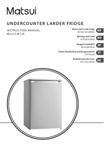 Manual Matsui MUL55W12E Refrigerator