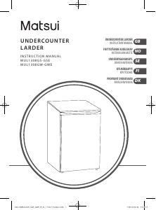 Handleiding Matsui MUL1308GWE Koelkast