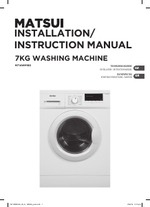 Manual Matsui M714WM18G Washing Machine