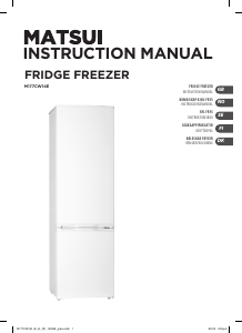 Bruksanvisning Matsui M177CW14E Kyl-frys