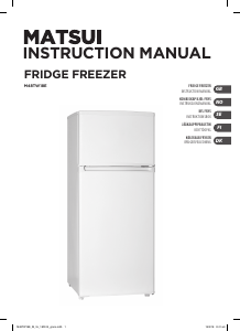 Manual Matsui M48TW18E Fridge-Freezer