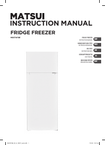 Handleiding Matsui M55TW18E Koel-vries combinatie