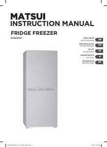 Manual Matsui M136CW15E Fridge-Freezer