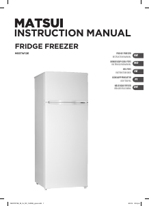 Manual Matsui M55TW12E Fridge-Freezer