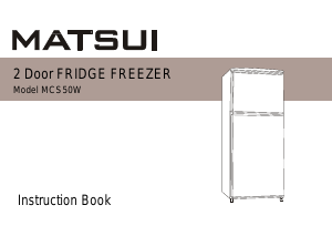 Manual Matsui MCS50W Fridge-Freezer