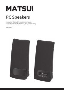 Manual Matsui MAT20SP17 Speaker