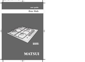 Manual Matsui MGH61WHFF Hob