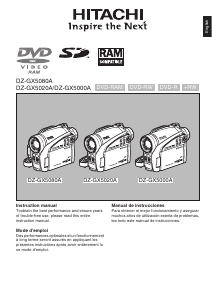 Manual Hitachi DZ-GX5020A Camcorder