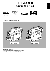 Handleiding Hitachi DZ-HS300A Camcorder